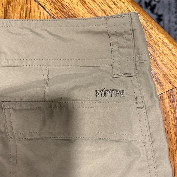 *KOPPEN* Plus Tan Zip-Off Pants Size 14 - Picture 7 of 9